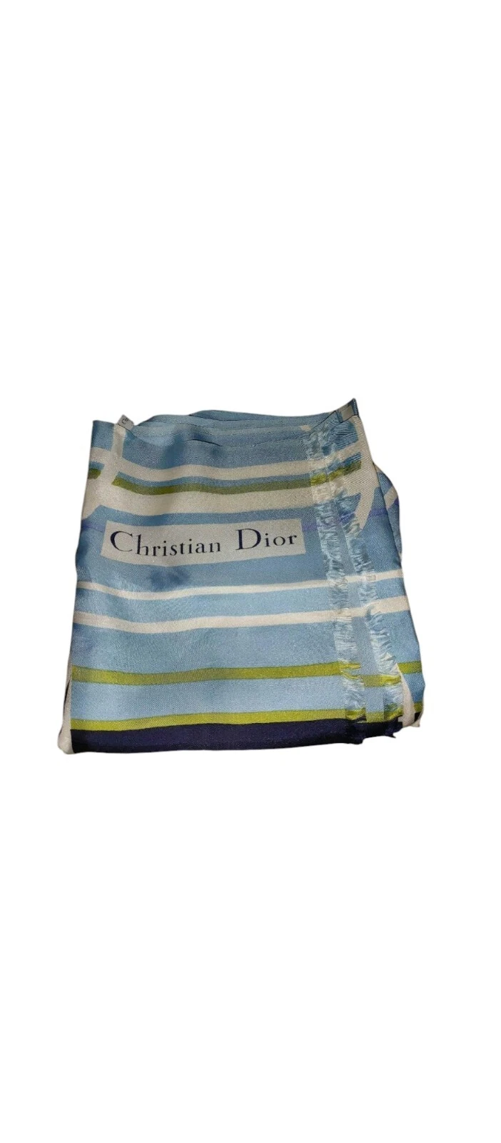 Foulard ancien en soie Christian Dior