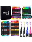 New Listing120 - Color Dual - Tip Artist Markers - Fine & Brush Tips, Water - Based