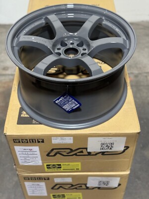 SET OF 4 RAYS GRAM LIGHTS 57DR ARMS GRAY AG WHEELS 18x9.5 +12MM OFFSET 5x114.3