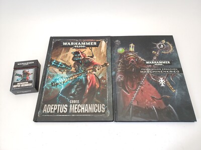 Warhammer 40k Adeptus Mechanicus Codex + Datakarten + Maschinenkrieg Deutsch