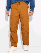 Men's Regular Fit Ankle Length Cargo Pants - Original Use Brown XXL