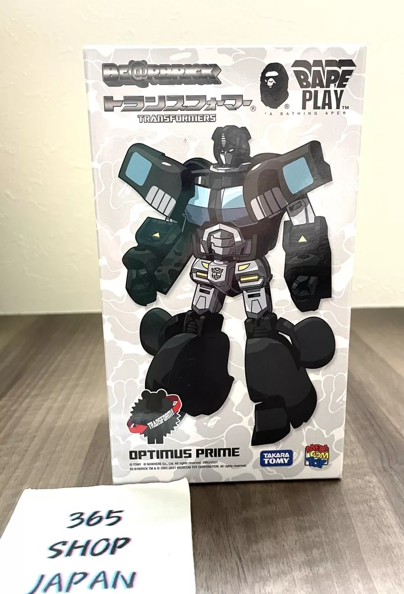 BE@RBRICK TRANSFORMERS OPTIMUS PRIME BAPE(R) BLACK 200% BEARBRICK MEDICOM  TOY