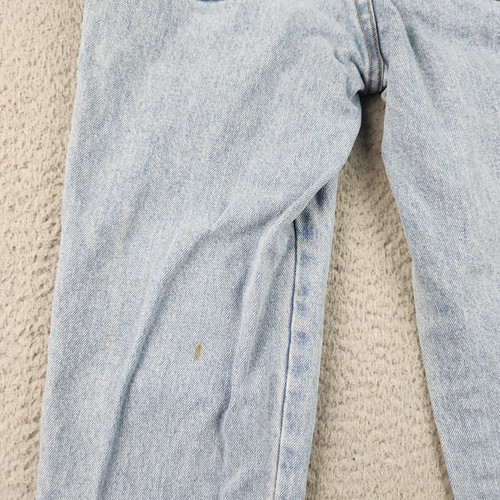 VTG Guess Jeans Girls Youth Size 8 Blue Denim Light Wash High Waist Pocket Logo - Picture 9 of 10