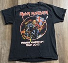 Original Iron Maiden England North American Tour 2012 Shirt L Large