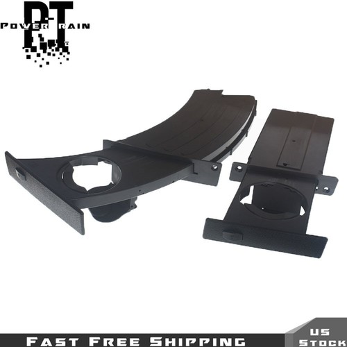Pair Cup Holder Driver Passenger For 2004-2010 BMW 5-Series E60 E61 M5 530i 528i - Picture 4 of 8