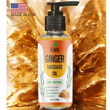Ginger oil massage oil for Lymphatic Drainage