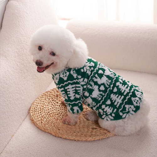 Chaleco polar cálido para perro pequeño Navidad Santa cachorro camisa suéter ropa de invierno - Imagen 9 de 17