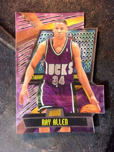 1998-Topps-Stadium-Club-Triumvirate-Luminous-T14A-Ray-Allen-Bucks-NMMT