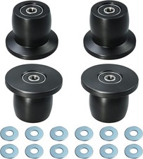4-Pack Machined Wheels Rollers for Total Gym XL XLS Fit with 1/4-in Bearing