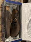 Birkenstock Boston BS Brown Leather Buckle Clog Sandals EU 37 US 7 Regular — photo 4
