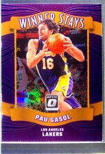 2023-24 Donruss Optic Pau Gasol 7 Lakers Winner Stays Holo