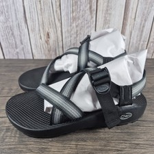 Chaco Z Classic Strappy Sandals Men's Sz 10 Black Gray EUC J105961