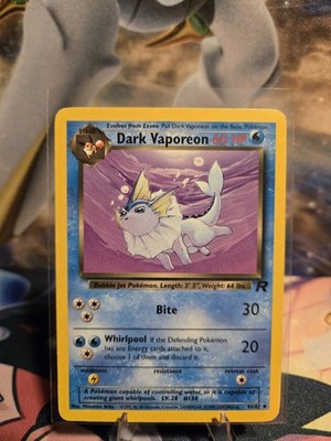 Dark Vaporeon 45/82 Team Rocket Unlimited Vintage WOTC MP