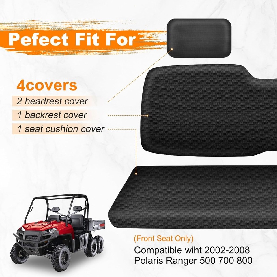 KUAFU UTV Hard Roof Compatible With 2011-2014 Polaris Ranger 400 500 - View #8