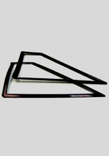 Plastic Quarter Window Molding Cover Set-pair For 87-93 Ford Mustang Hatchback Plastic Quarter Window Molding Cover Set-pair For 87-93 Ford Mustang Hatchback