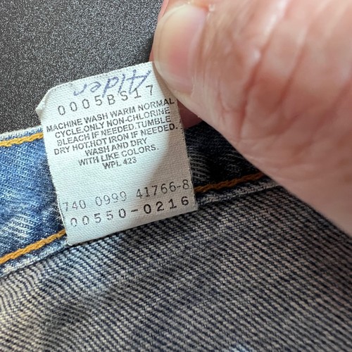 Levi's 550 Relaxed Fit Jeans Herren Größe 36 X 34 Blau Denim Hose Gerades Bein - Bild 8 von 12