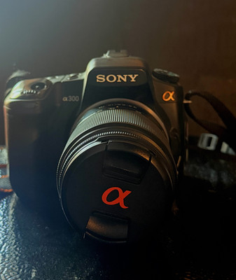 Sony Alpha a300 10.2MP Digital SLR Camera - Black (w/ 18-70mm & 55-200mm)