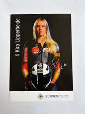 oryginalny. znak. Karta z autografem - Olympia 2026 - Bobsport - Bob - Kira Lipperheide
