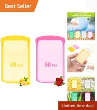 Dual Box Portable Soap Sheets - 100 Biodegradable Sheets for Family Adventures