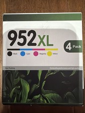 952XL High Yield 4-Pack Ink Cartridges Black Cyan Magenta Yellow Office Jet Pro