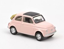 Norev 1/43 Fiat 500F 1965 Pink Cinquecento Mini Car