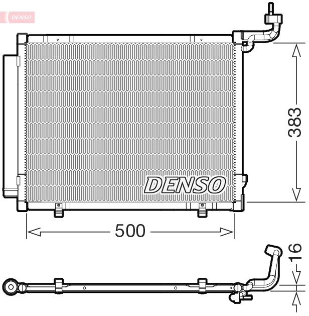 Fits DENSO DCN10057 AIR CONDITIONING COOLER   ⭐UK Stock⭐