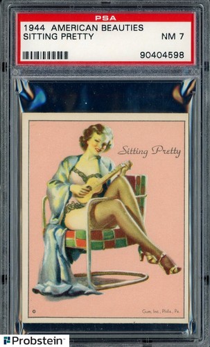 1944 American Beauties Sitting Pretty PSA 7 NM