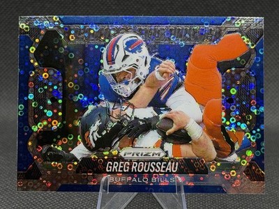 GREG ROUSSEAU 2025 Panini Prizm #9 Lockdown No Huddle Silver Disco Prizm