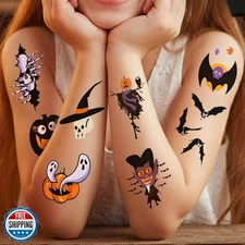 Halloween tattoos for Kids – Halloween Party Favors for Kids – Fun Halloween 