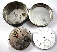 Waltham Model 1872 Riverside 16s 17J Hunting Pocket Watch Movement READ lot.fa
