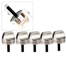 5-pack FOR GE Appliances WB03K10266 Range Surface Burner Knob Assembly
