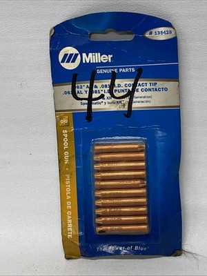 Miller 135425 Tip Contact .062/.081 Wire. 10 pack For Spoolmatic Z8b