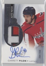 2021-22 Upper Deck The Cup Rookie 204/249 Garrett Pilon #125 Patch Auto 7ci