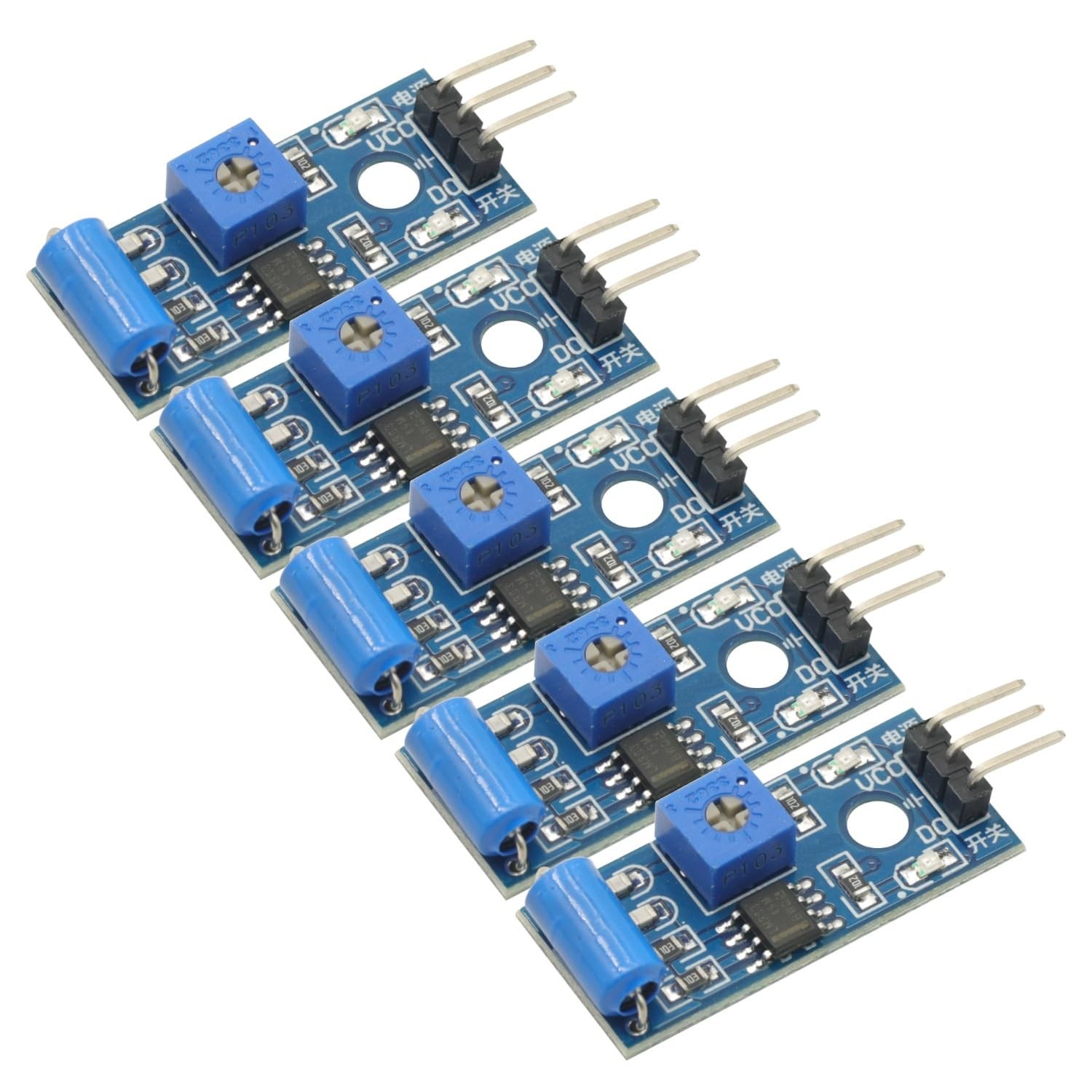 5Pcs SW-420 Vibration Motion Sensor Alarm Module
