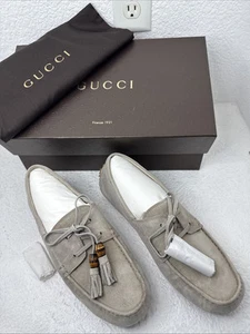 chaussures de conduite gucci daim Rocky 9G neuves en boite avec dust bag