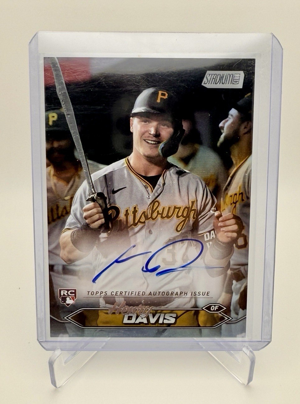 2024 Topps Stadium Club #SCBA-HD Henry Davis Auto /10 Pittsburgh Pirates