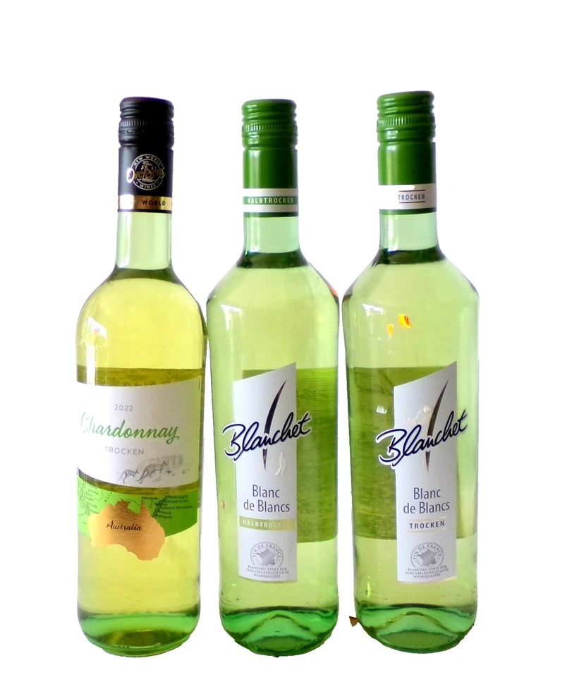 2 Fl. Blanchet Blanc de Blancs ,trocken fruchtig 750ml 1 Fl Chardonay Australien - Bild 2 von 3
