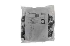 PROFLO 3/4" Poly Full Cable Clamp W/ Barb Nail Black Nylon Zinc 50pcs.