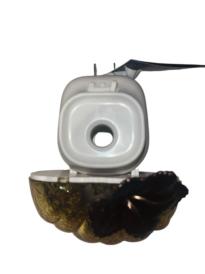 Yankee Candle Gold Crackle Pumpkin Fragancia Hogar Iluminar Scentplug Difusor Foto 4 de 4