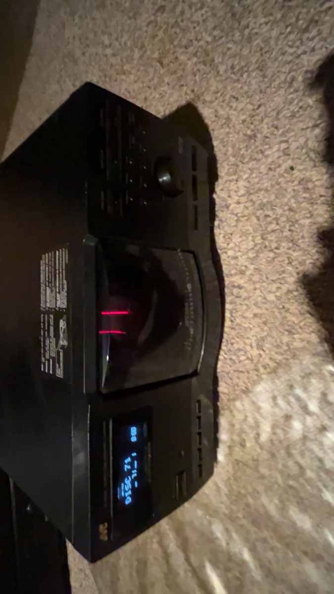 Vintage JVC 200 Disc CD Player Changer 1990s w Power Cord Works
