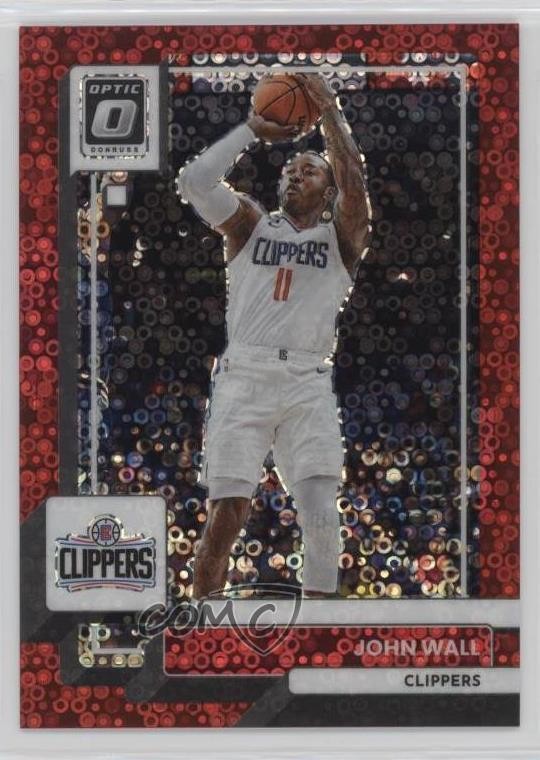 2022-23 Panini Donruss Optic Fast Break Red Prizm 75/75 John Wall #114 nd3