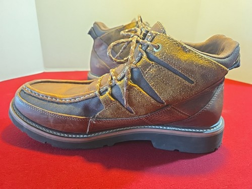 Ariat Exhibitor Boots Mocassini Scarpe Marrone Chukka Boot Uomo Taglia 11,5 D 10031468 - Foto 3 di 16