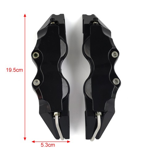 Yellow Universal Small Size 3D Style Car Auto Disc Brake Caliper Covers Set Kit - Picture 8 of 8
