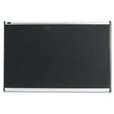 Quartet B343A Black Embossed Foam Board 24x36 Aluminum Frame