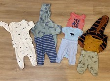 Baby Boy Newborn Clothing Lot Mix And Match Nautical / Airplane Carter  s Outfits
