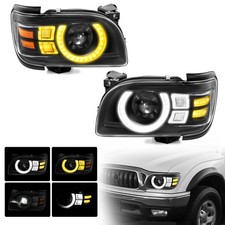 Full Led Projector Drl Turn Signal Headlights For 2001-2004 Toyota Tacoma Lhrh Full Led Projector Drl Turn Signal Headlights For 2001-2004 Toyota Tacoma Lhrh