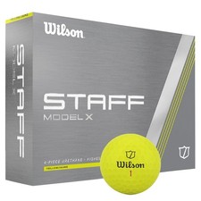 Wilson Staff Model X Golf Balls Prior Generation 1 Dozen Yellow NEW