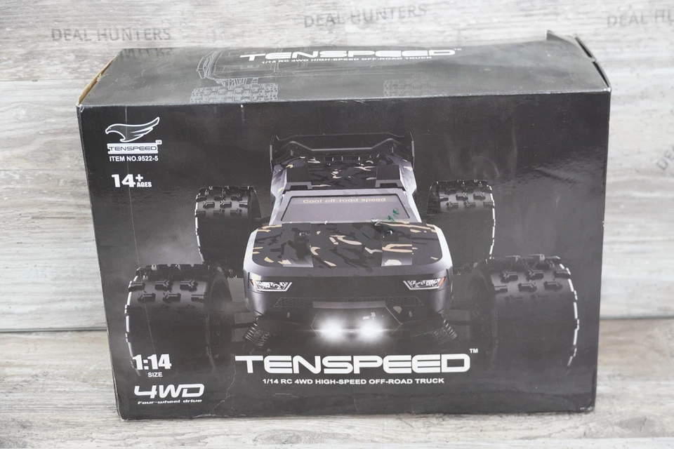 Coches de radiocontrol sin escobillas 1/14 para adultos rápidos 60 KPH, camiones de radiocontrol 4x4 todoterreno ROTOS Foto 2 de 4