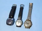 3 x Vintage Timex Tissot & Sekonda Men's Wristwatches a/f #WW8