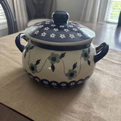 Boleslawiec Ceramika Artystyczna Polish Pottery Lidded Pot Tureen 6 
